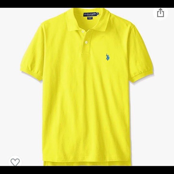 YELLOW POLO SHIRT - Picture 1 of 2